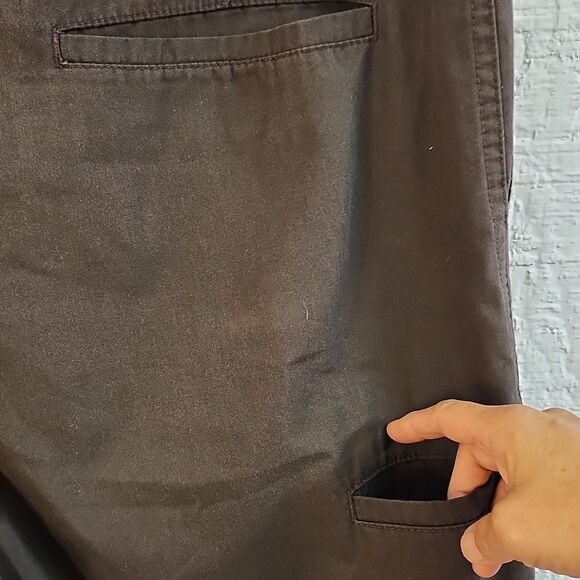 QUICKSILVER Men's Casual Flat Front Chocolate Brown Shorts 36 - Picture 8 of 15